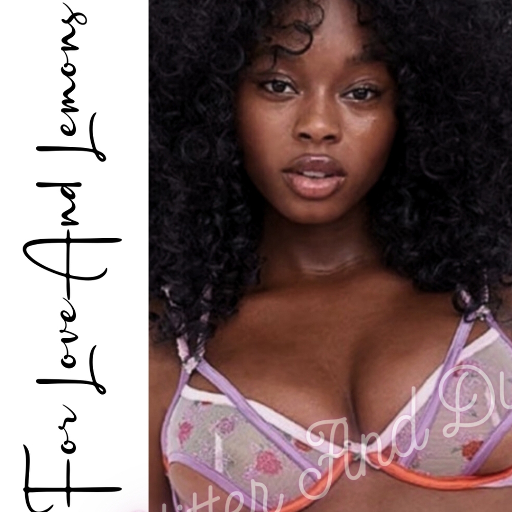 For Love And Lemons Rose Bloom Underwire Bra